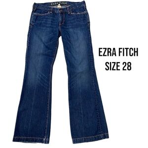 Ezra Fitch Womens‎ Jeans Size 28 Dark Wash Denim Bootcut Low Rise